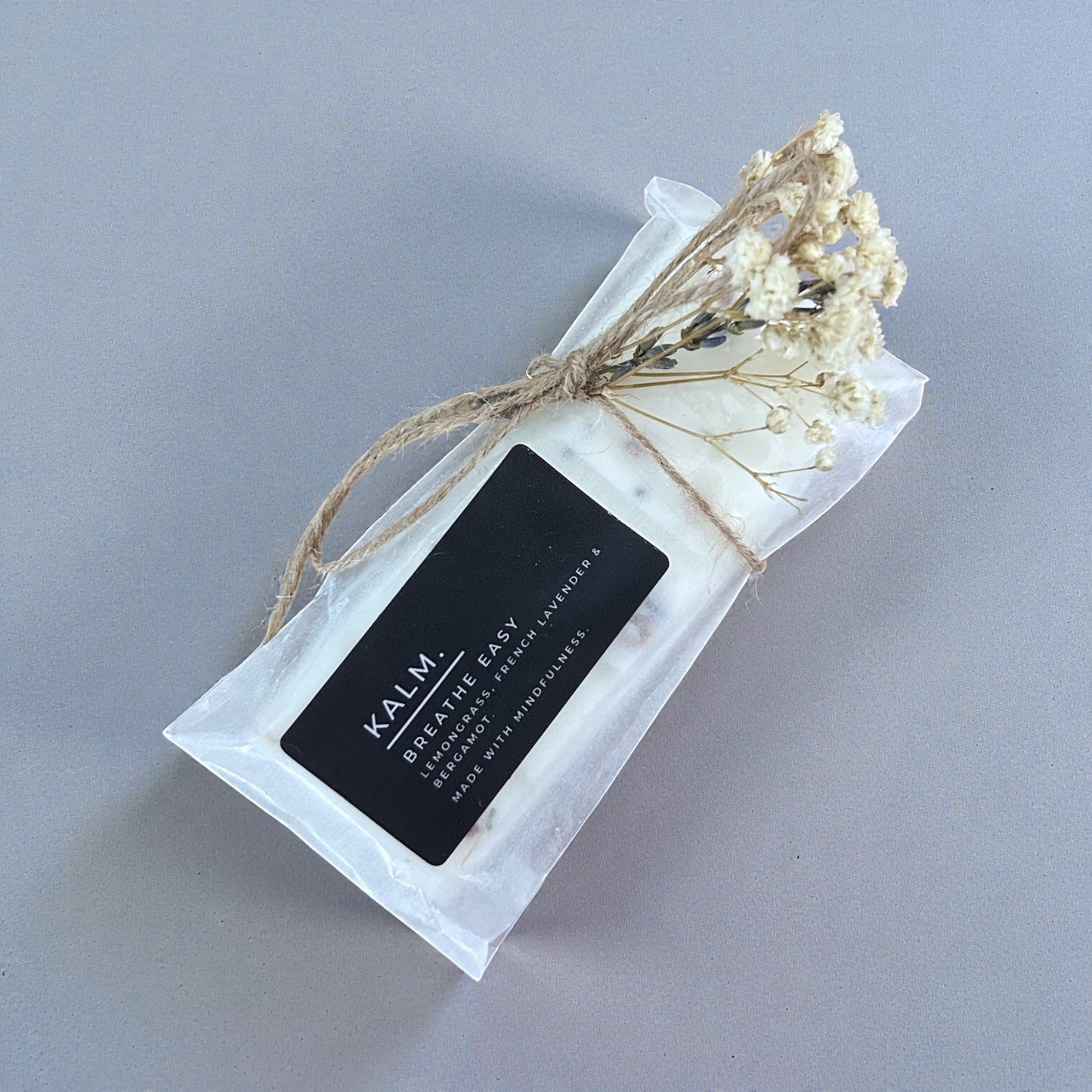 Breathe Easy Botanical Wax Melt Snap Bar.