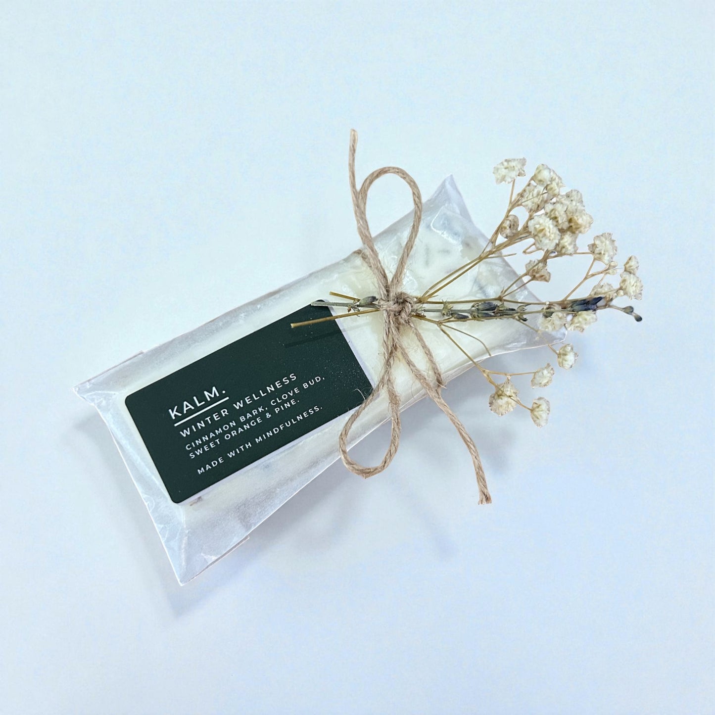 Winter Wellness Botanical Wax Melt Snap Bar.