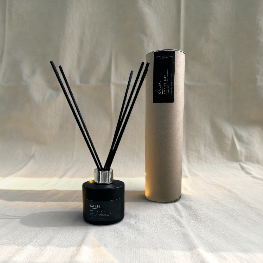 Breathe Easy Diffuser. Bergamot, French Lavender & Lemongrass. - KALM. Wellbeing Scents