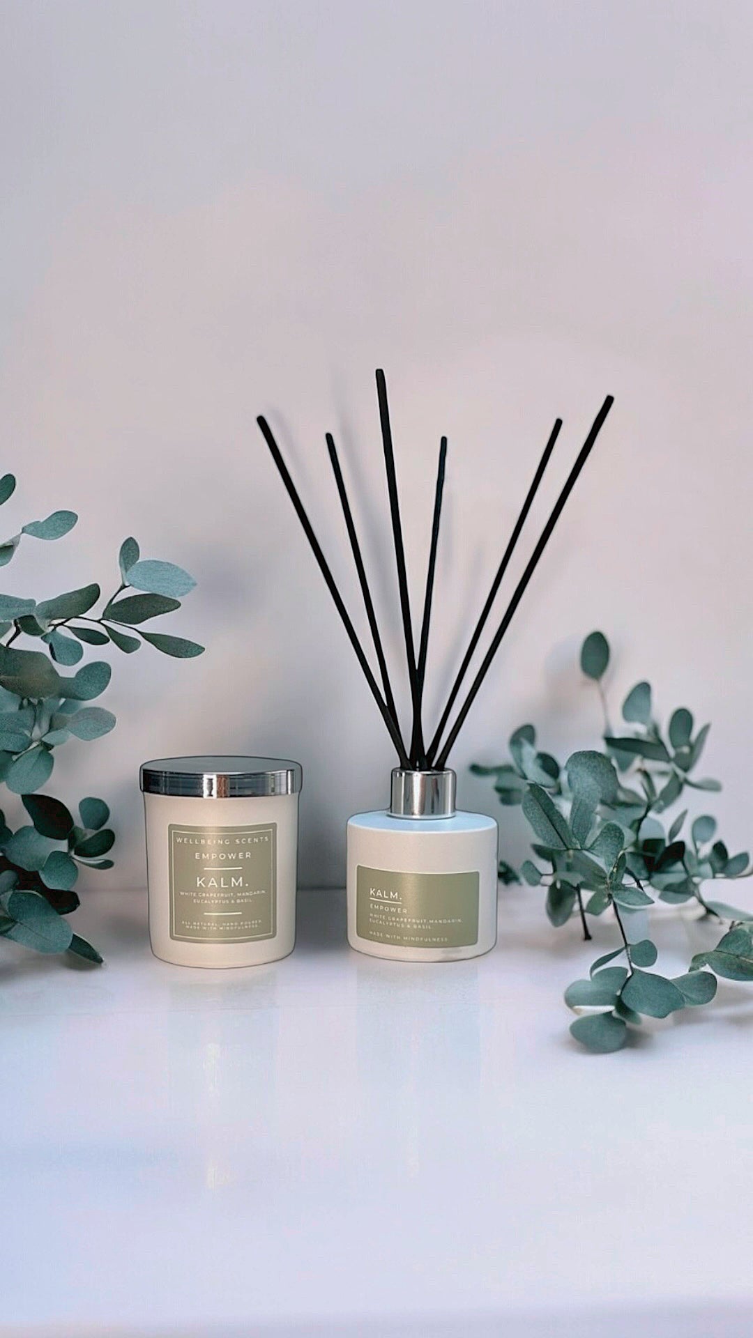 Empower Diffuser. White Grapefruit, Mandarin, Eucalyptus & Basil.