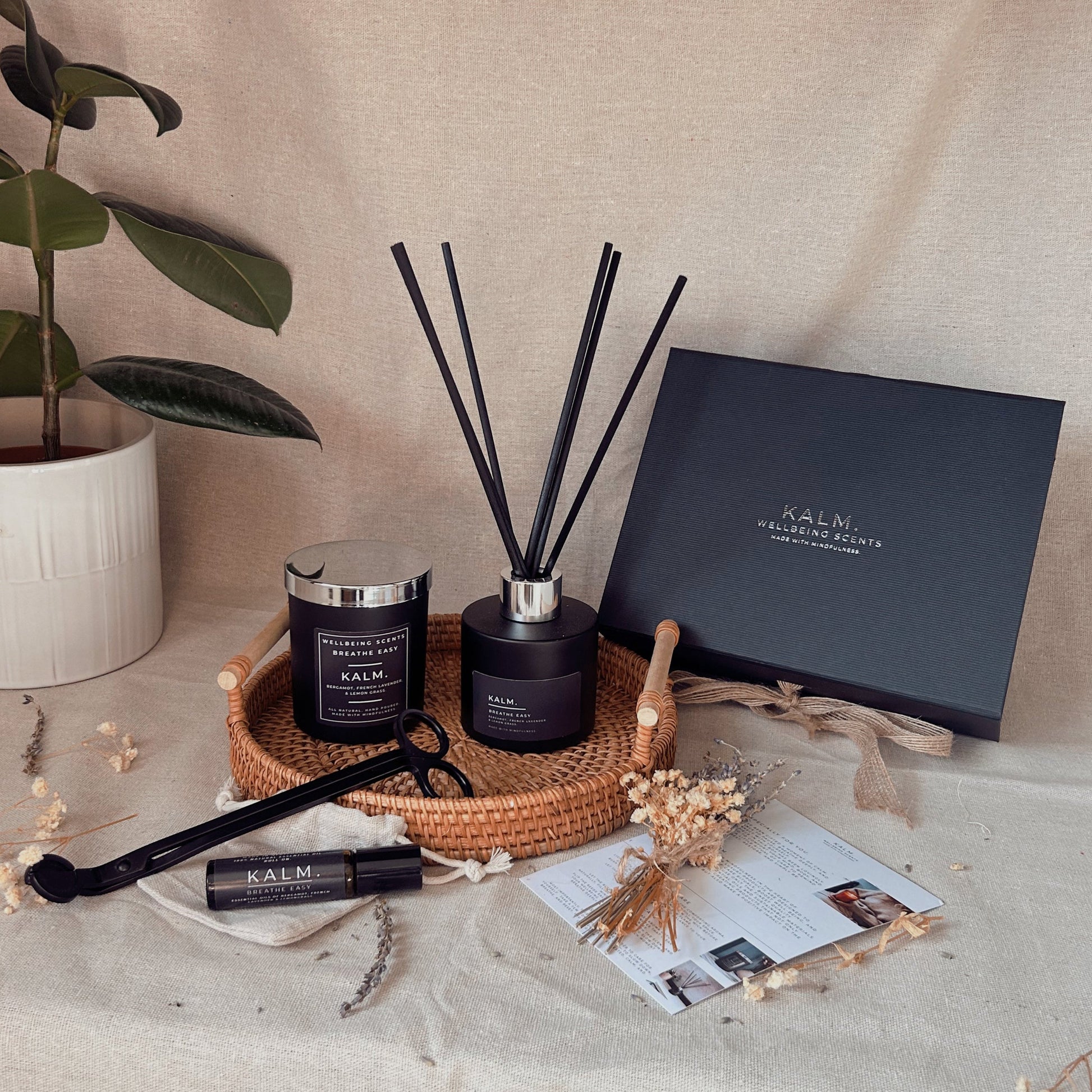 Breathe Easy Gift Set. - KALM. Wellbeing Scents