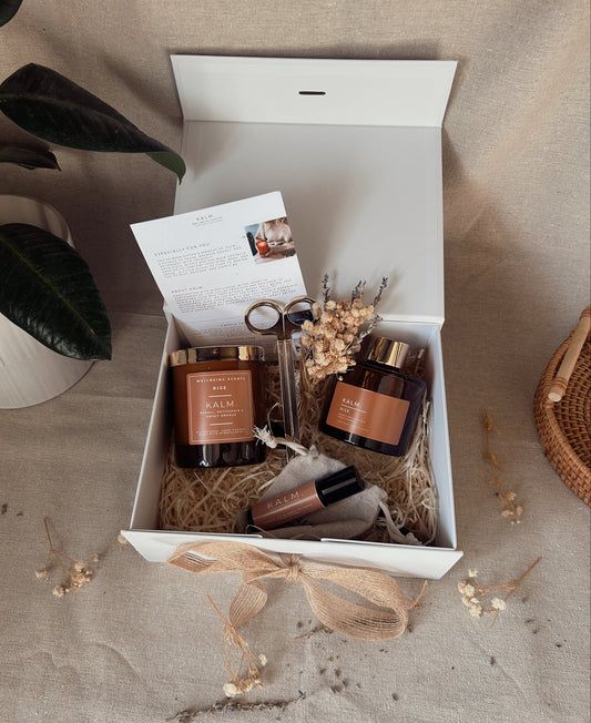 pure essential oil wellbeing gift set
