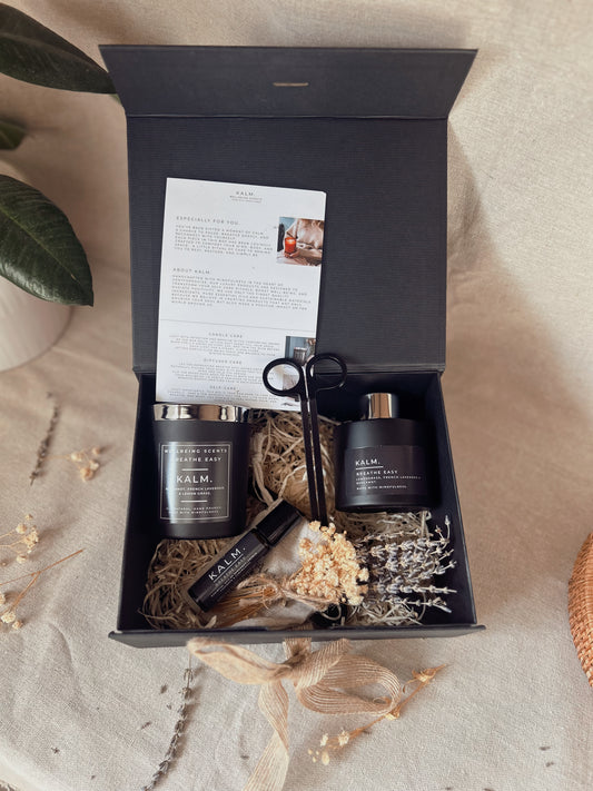 Breathe Easy Gift Set. - KALM. Wellbeing Scents