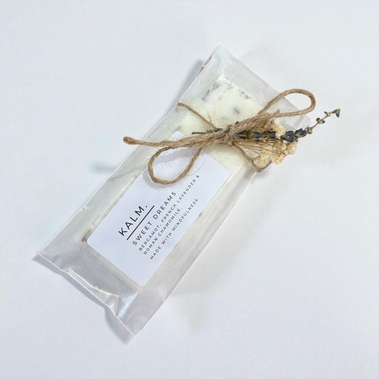 Sweet Dreams Botanical Wax Melt Snap Bar.