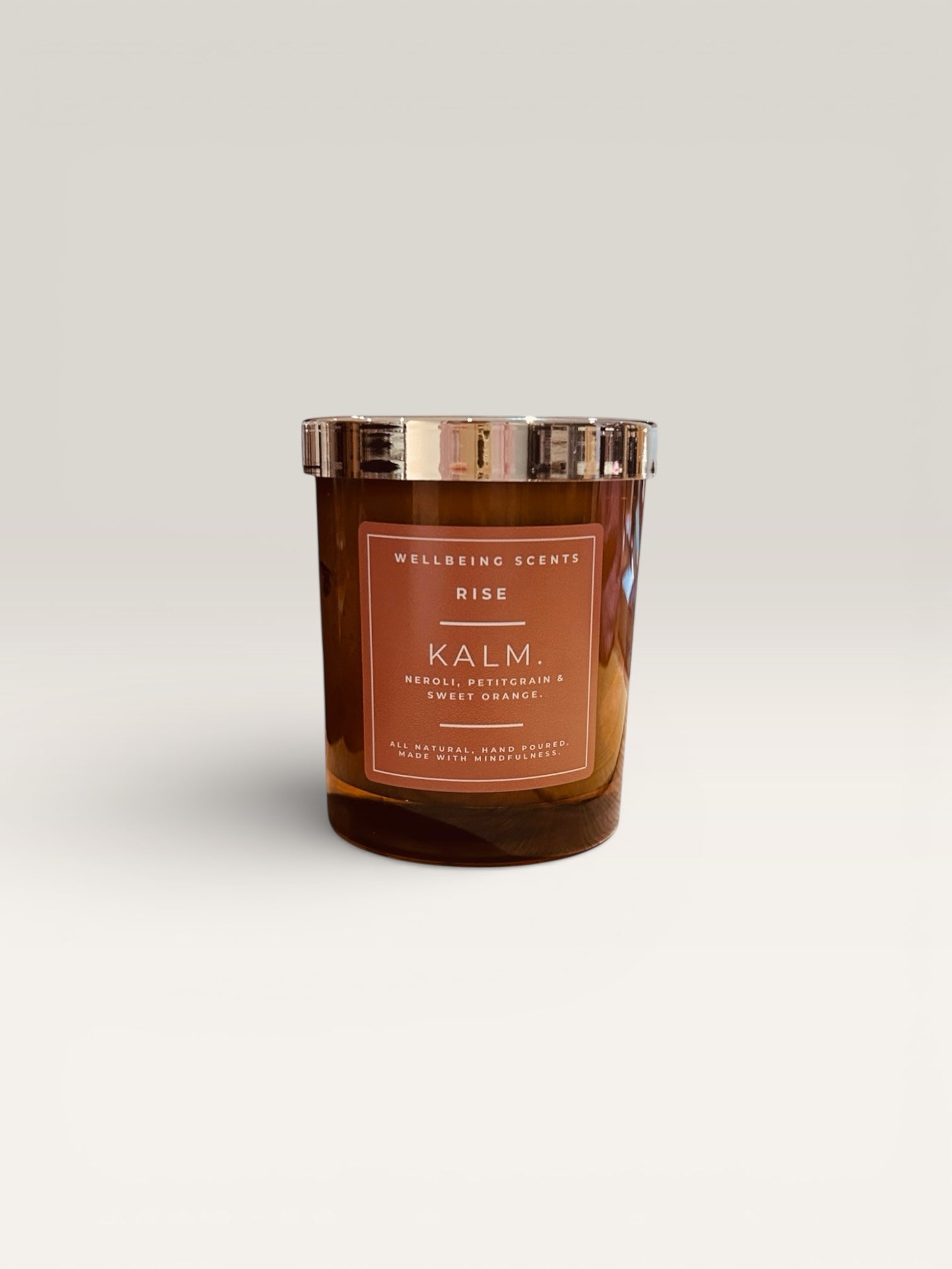 Rise Candle. Neroli, Petitgrain & Sweet Orange. - KALM. Wellbeing Scents