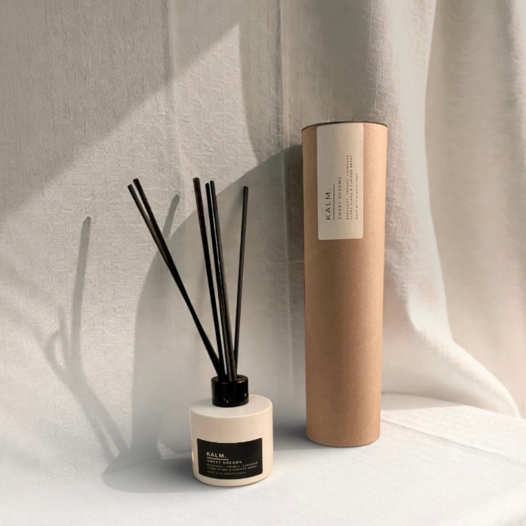 Sweet Dreams Diffuser. Bergamot, French Lavender & Luxurious Roman Chamomile. - KALM. Wellbeing Scents