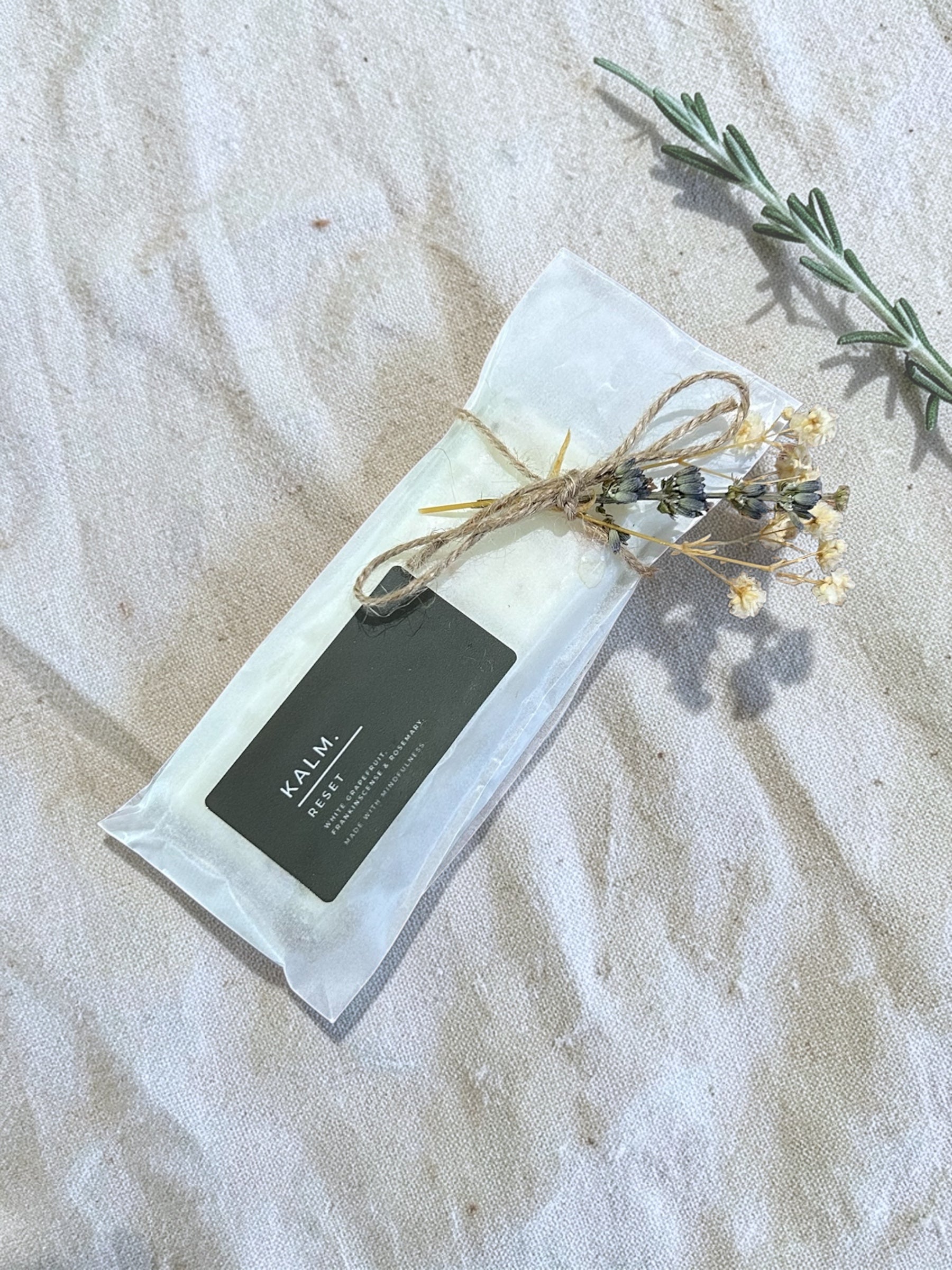 Reset Botanical Wax Melt Snap Bar. - KALM. Wellbeing Scents