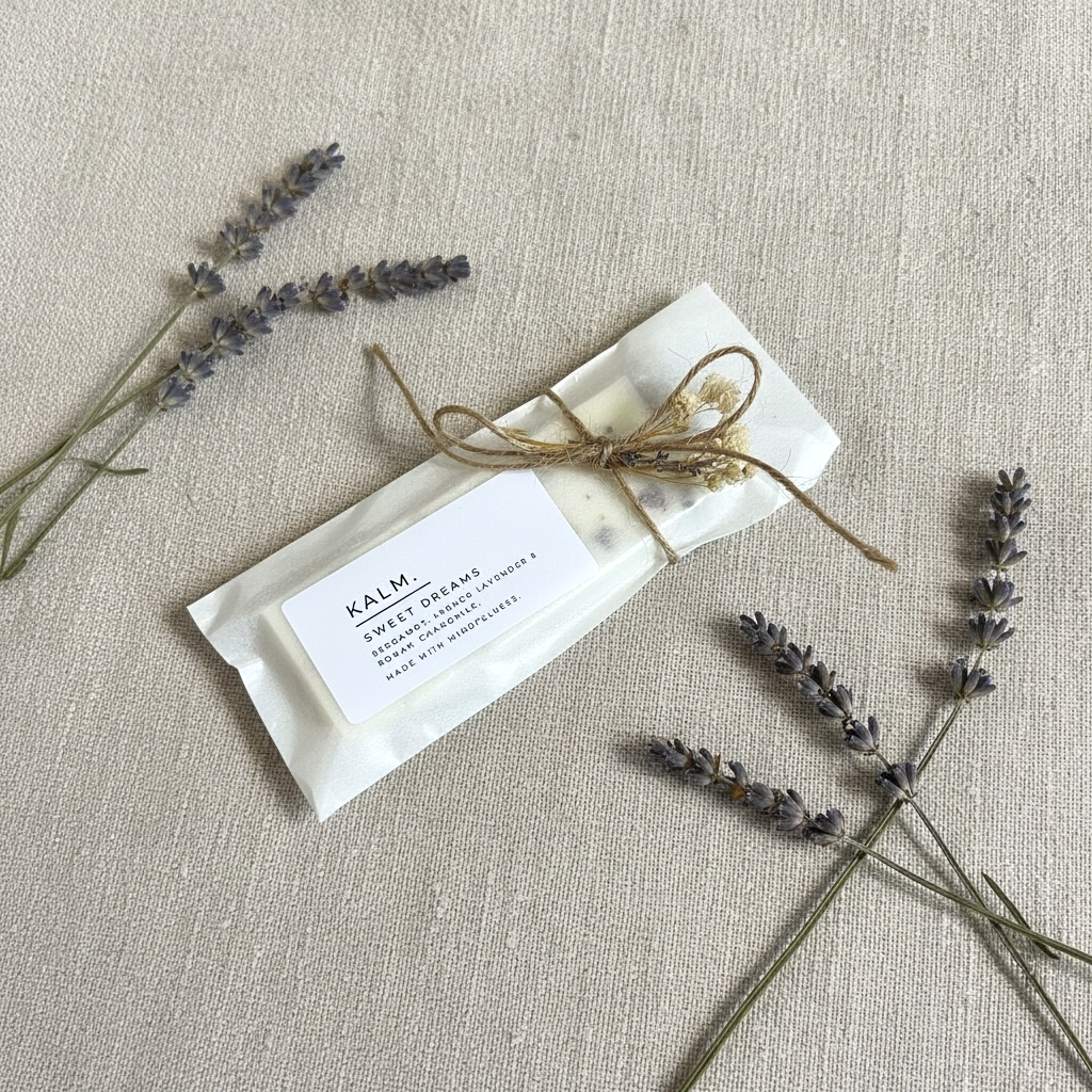 Sweet Dreams Botanical Wax Melt Snap Bar. - KALM. Wellbeing Scents