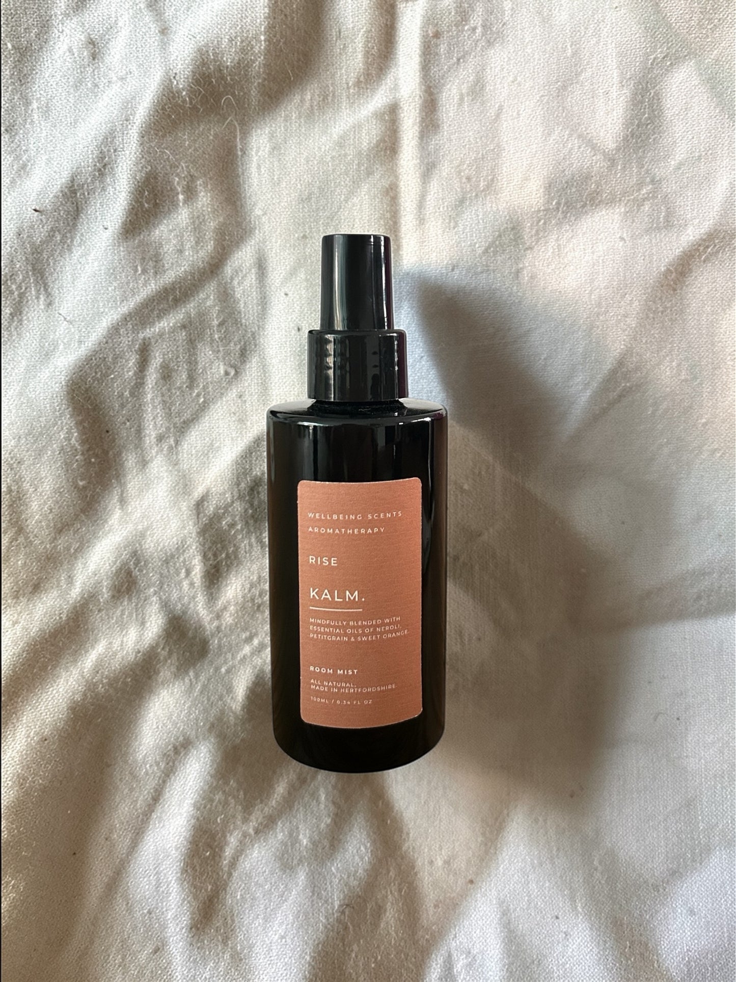 Rise Room Spray. Neroli, Petitgrain & Sweet Orange. - KALM. Wellbeing Scents