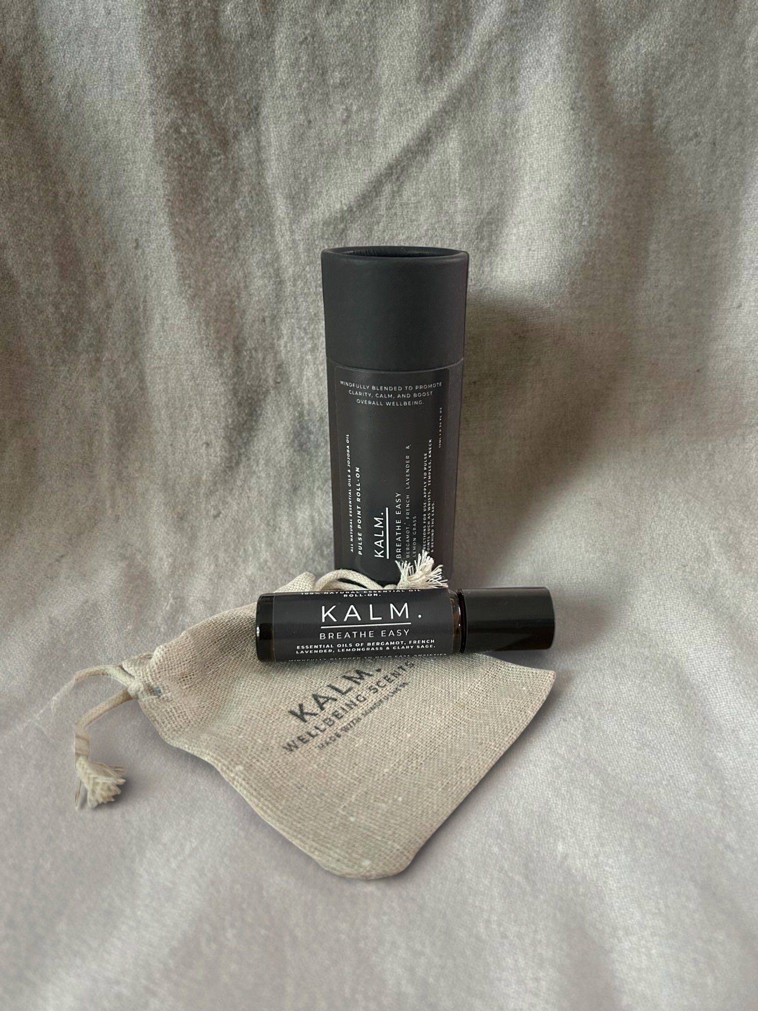 Breathe Easy Pulse Roll-on. Bergamot, French Lavender & Lemongrass. - KALM. Wellbeing Scents